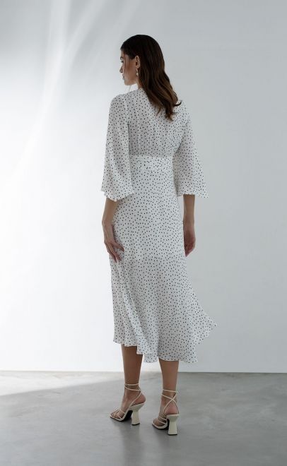 Платье летнее женское белый (56500-1) фото