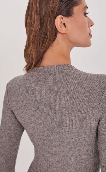 Боди женское серый (51992-4) фото