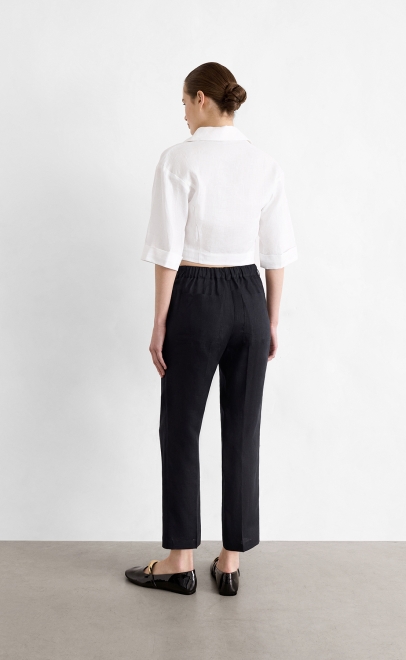 Брюки женские чёрный (62127-3) фото