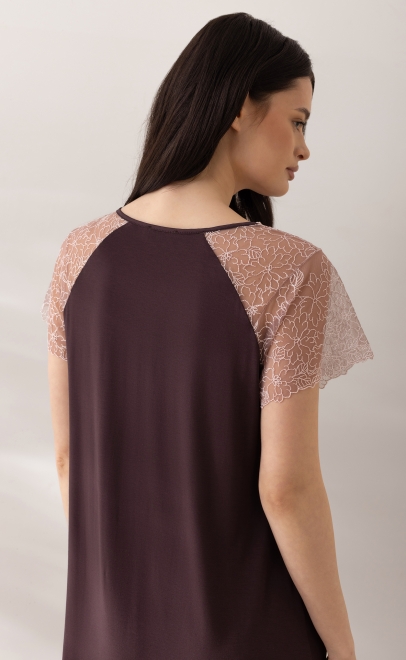 Ночная сорочка женская коричневый (52195) фото