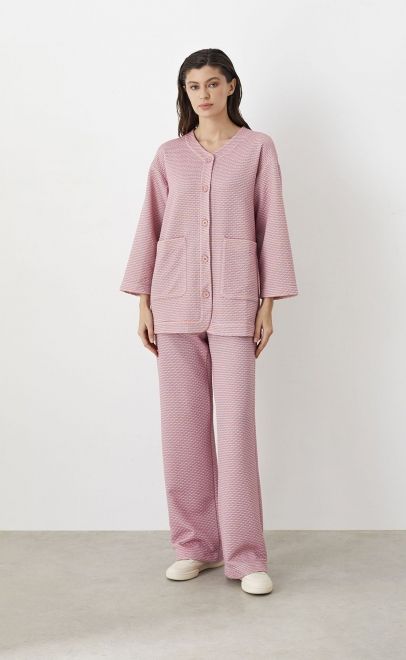 Брюки женские розовый (30531) фото