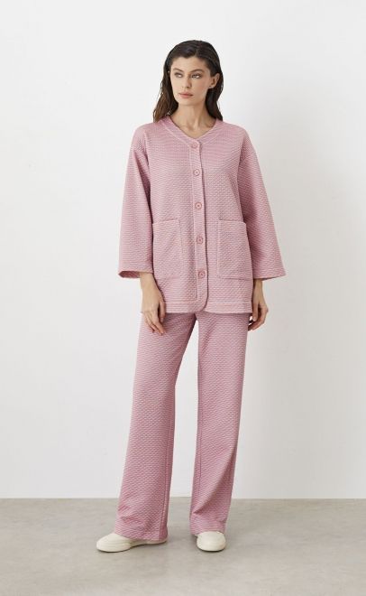 Брюки женские розовый (30531) фото