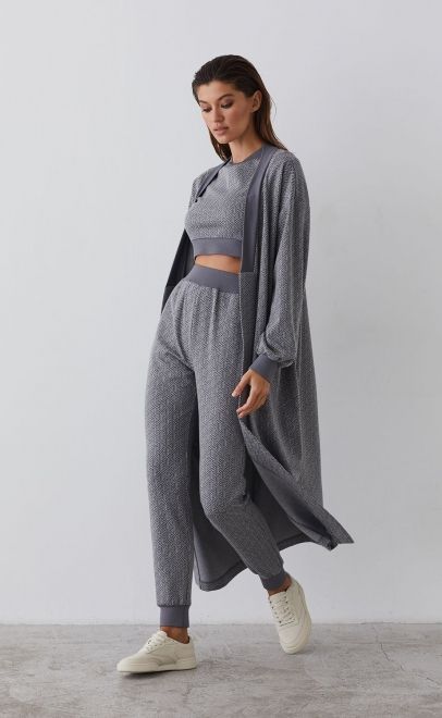 Жакет женский серый (30478-2) фото