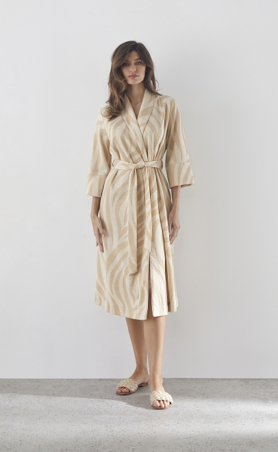 Халат домашний женский золотой (30512-2) фото