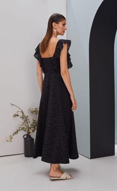 Платье летнее женское чёрный (55421-1) фото