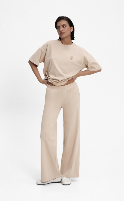 Пижама с брюками женская бежевый (55515-7) фото