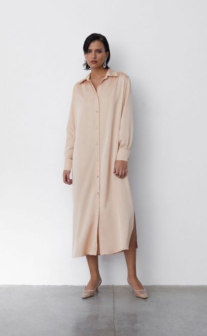 Платье женское песочный (61828-1) фото