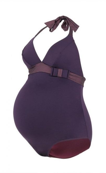 Cache Coeur Купальник для беременных сливовый (BM181-1) фото