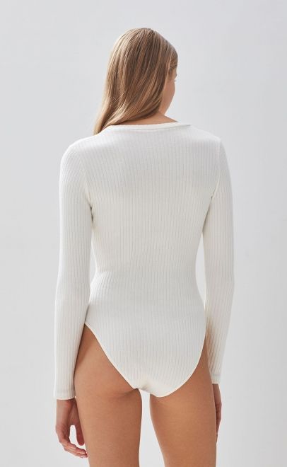 Боди женское молочный (51992-2) фото