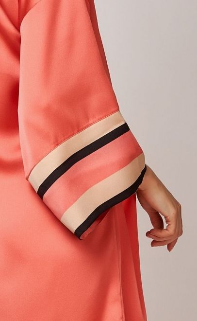 Халат-кимоно коралловый (60461) фото