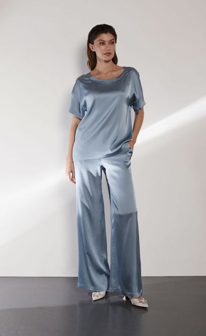 Футболка женская туманный голубой (61817-3) фото