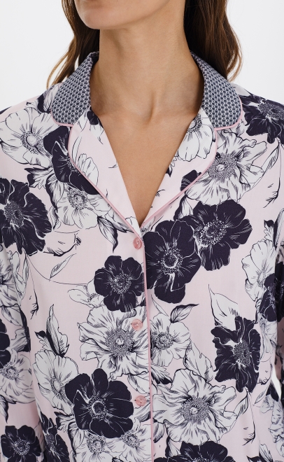 Пижама с брюками розовый (56484) фото