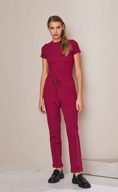 Футболка женская пурпурно-красный (61764-3) фото