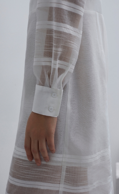 Платье женское белый (61943-1) фото