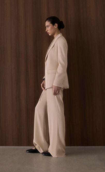 Брюки женские бежевый (62124-2) фото
