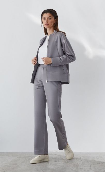 Толстовка летняя женская серый металлик (30555-2) фото