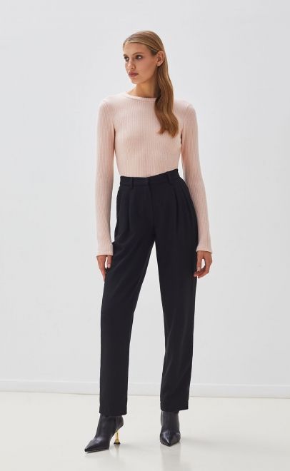 Лонгслив женский нежно-розовый (51991-3) фото