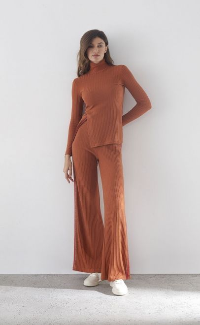 Водолазка женская терракотовый (30493-1) фото