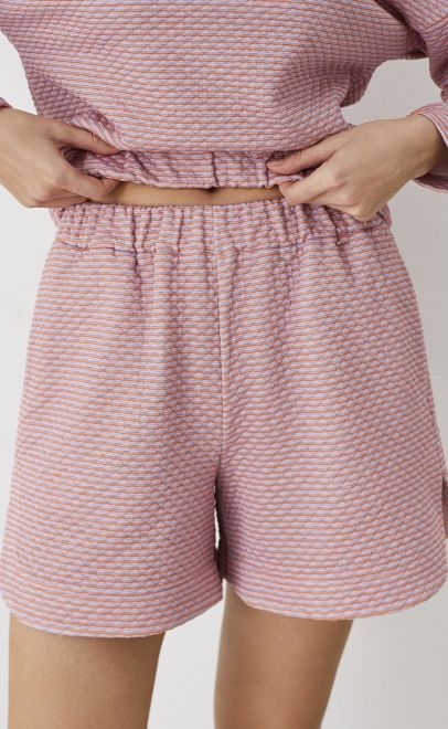 Шорты женские розовый (30532) фото