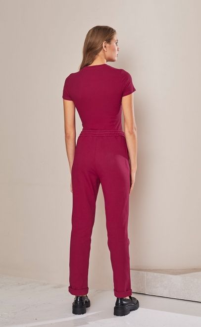 Футболка женская пурпурно-красный (61764-3) фото