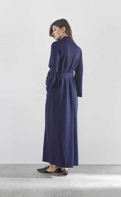 Халат домашний женский синий (30507-3) фото