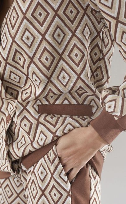 Кардиган женский коричневый (30498-1) фото