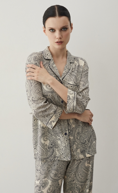 Пижама с брюками из вискозы  (56440) фото