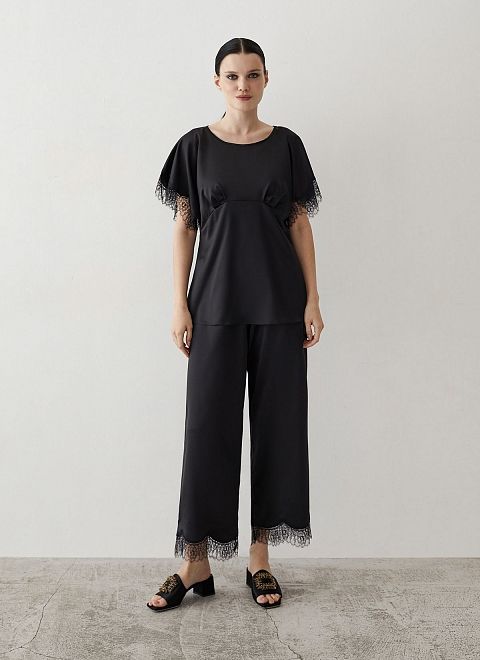 Пижама с брюками женская фото