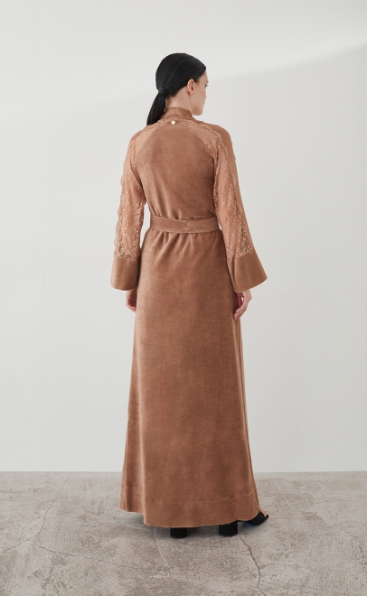 Халат домашний бежевый (20473-2) фото