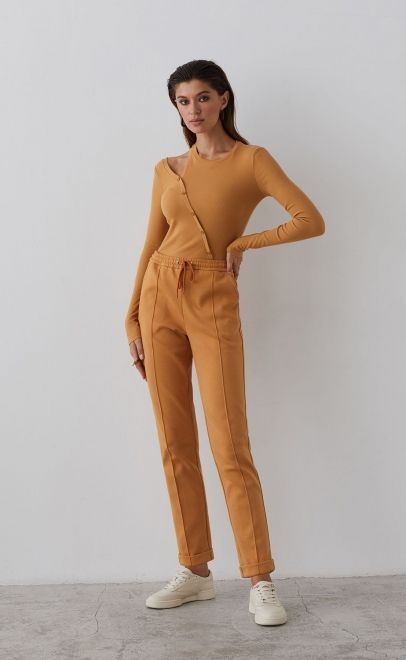 Брюки женские бледно-золотой (61761-1) фото