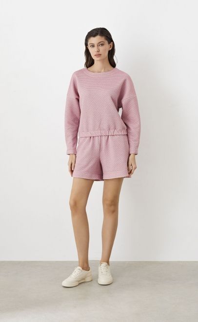 Шорты женские розовый (30532) фото