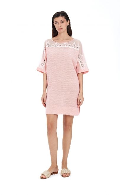 Туника домашняя светло-розовый (30573) фото