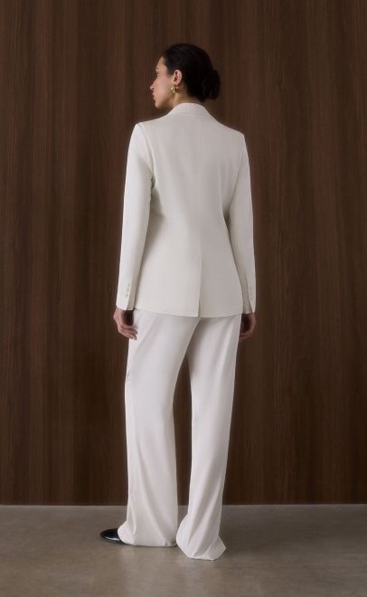 Брюки женские белый (62124-1) фото