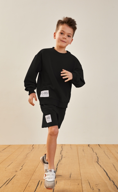 Шорты для мальчика  чёрный (30433-5) фото