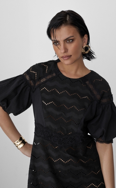 Платье женское чёрный (55478-3) фото