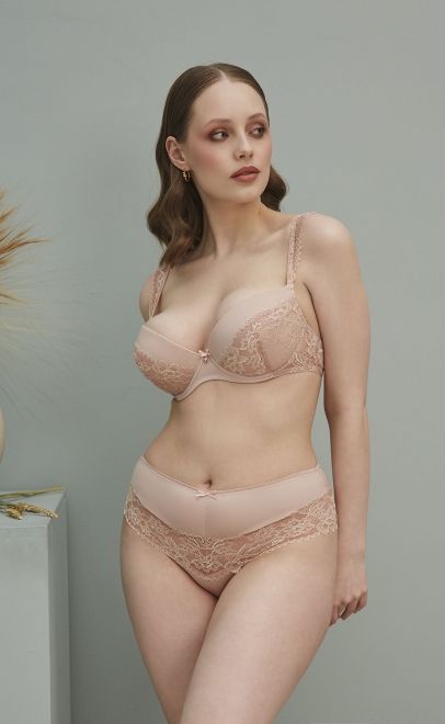 Трусики бразилиана персиковый (N04-186-1) фото