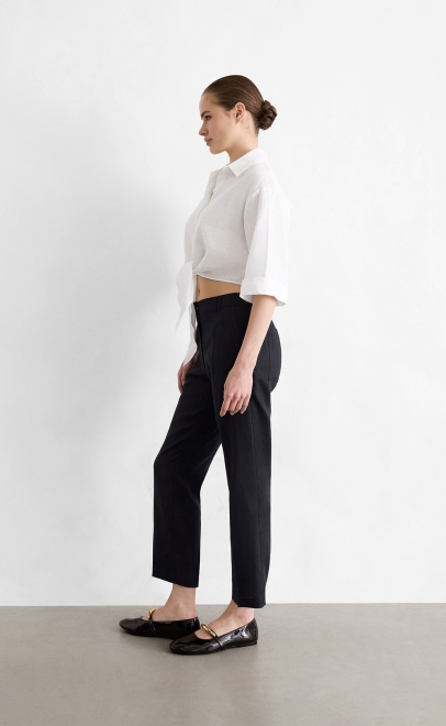 Брюки женские чёрный (62127-3) фото