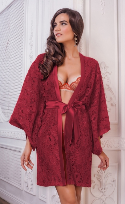 Халат из кружева  (54089-14) фото