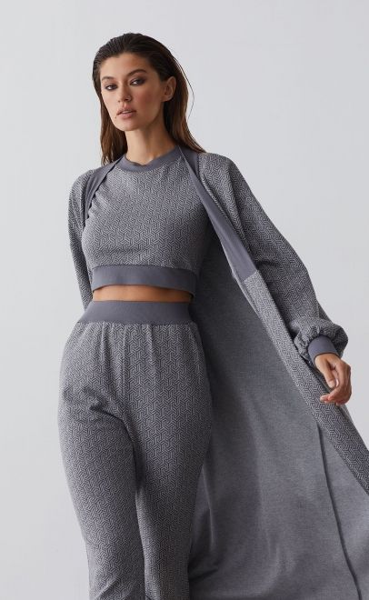 Жакет женский серый (30478-2) фото