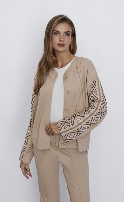 Брюки женские бежевый (30506-2) фото