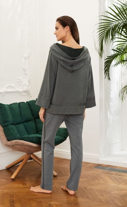 Толстовка домашняя зелёный (30381-2) фото