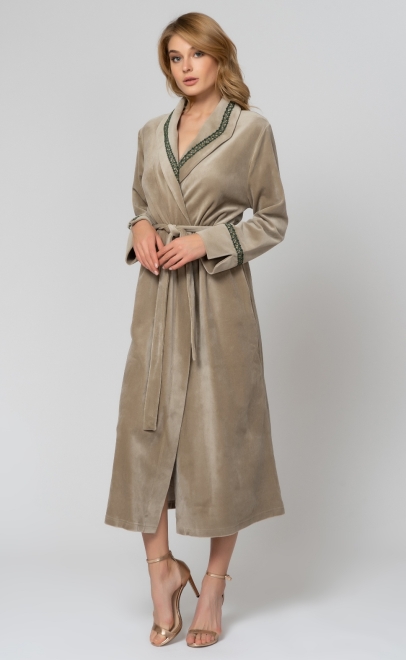 Халат велюровый  (20348-1) фото