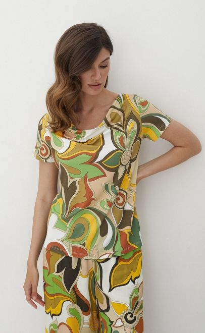 Топ летний женский зелёный (56518-3) фото