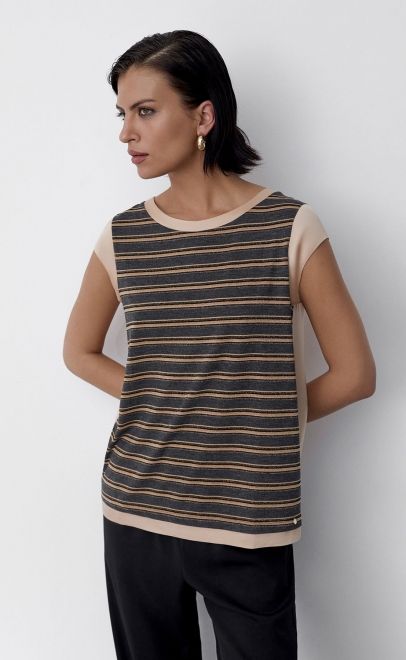 Топ женский графитовый (56496-1) фото