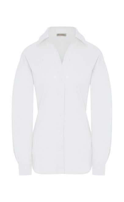 Рубашка женская белый (55450-1) фото