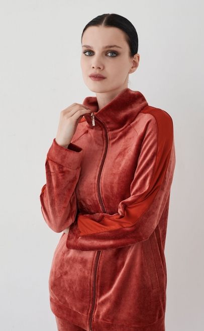 Костюм домашний женский терракотовый (20466-2) фото