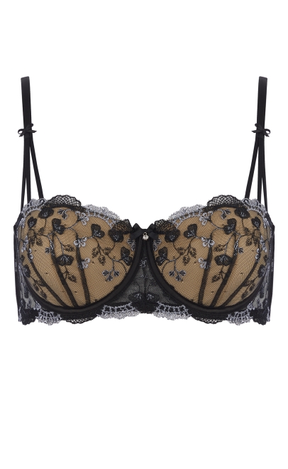 Бюстгальтер с плотной чашкой чёрный (L30-200) фото