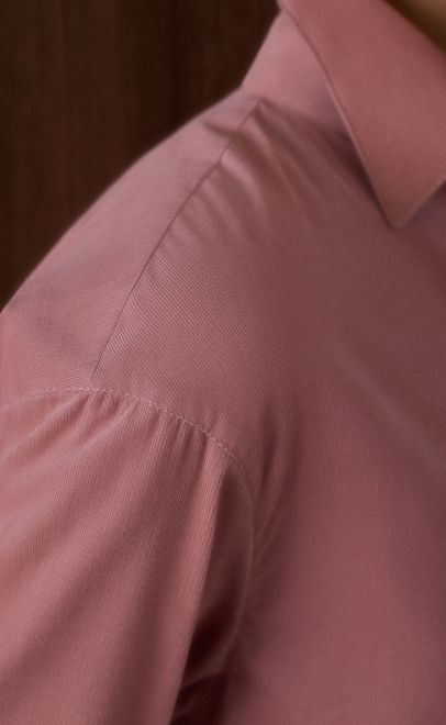 Рубашка женская тёмная пудра (61773) фото