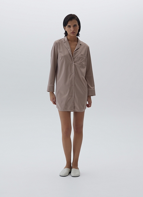 Рубашка-туника домашняя женская фото