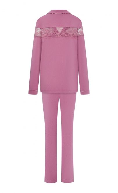 Пижама с брюками розовый (52056) фото